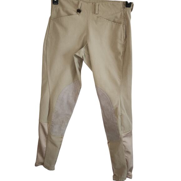 Ovation Riding Breeches Womens Sz 24L Dri-Lex 2 Comfort Lining Stretch Flex Tan - Picture 1 of 9